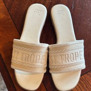 Beige Slide Sandals from Target